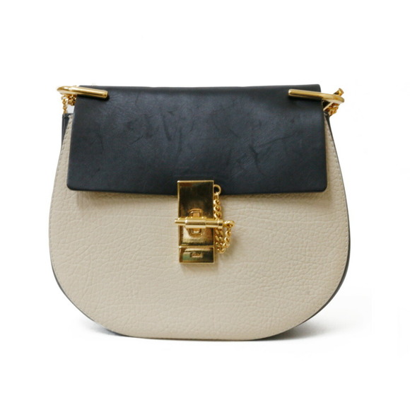 Chloé Beige Calf Leather Bos Taurus Shoulder Bag